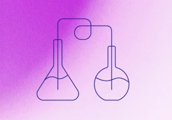 Facts & Figures report: Chapter 1 - The pharmaceutical innovation journey Icon of lab equipment (liquids and vessels)