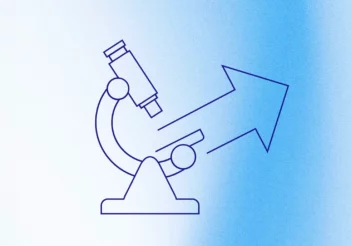 Facts & Figures report: Chapter 2 - Advancing innovation Icon of microscope