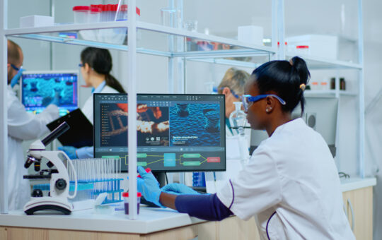 Scientists in a laboratory